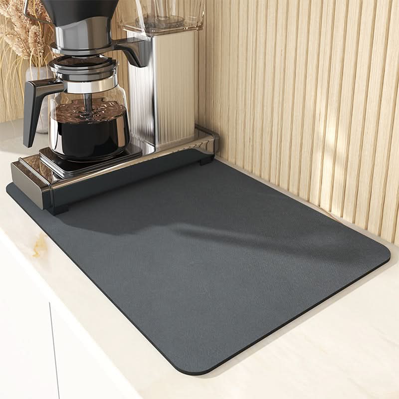 Fast-Drying Diatomaceous Earth Mat for the Kitchen | Keep Your Countertop Dry