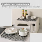 Practical drying mat | Fast drying without puddles | Heat-resistant and non-slip