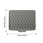 Practical drying mat | Fast drying without puddles | Heat-resistant and non-slip