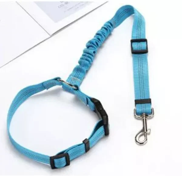 Adjustable car dog leash