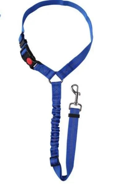 Adjustable car dog leash