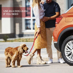 Adjustable car dog leash
