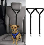 Adjustable car dog leash