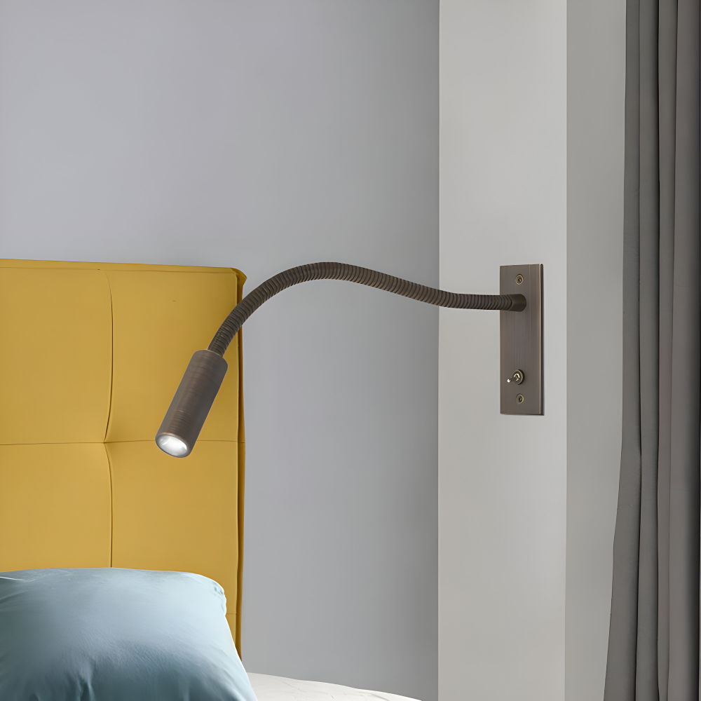Verstellbare Wandlampe mit Flexarm – Moderne LED Beleuchtung für Lesen und Arbeiten