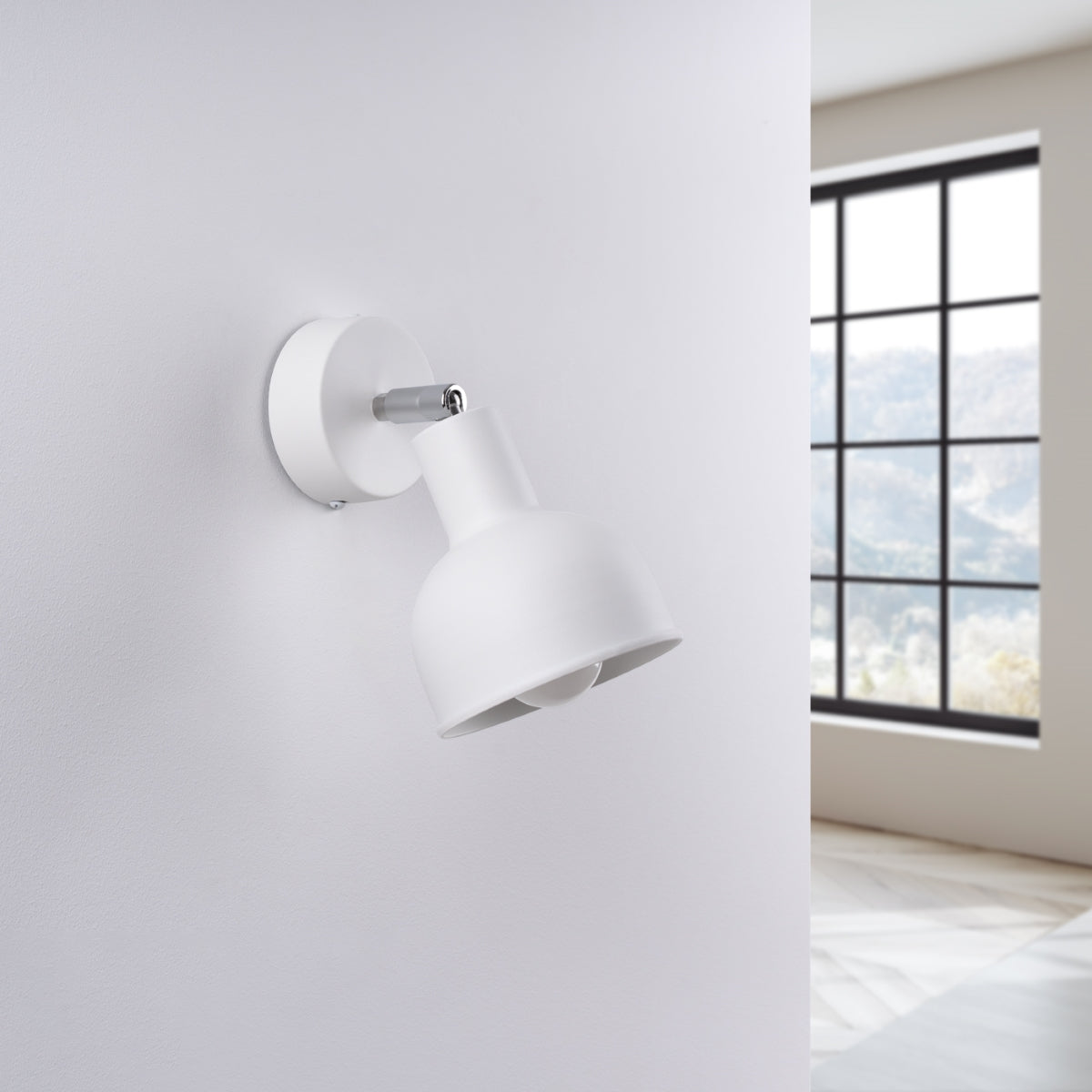 Verstellbare Wandlampe in Weiß – Elegante Minimalistische Beleuchtung
