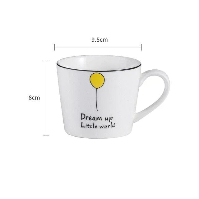 Atmospheric coffee cup for a good morning
