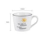 Atmospheric coffee cup for a good morning