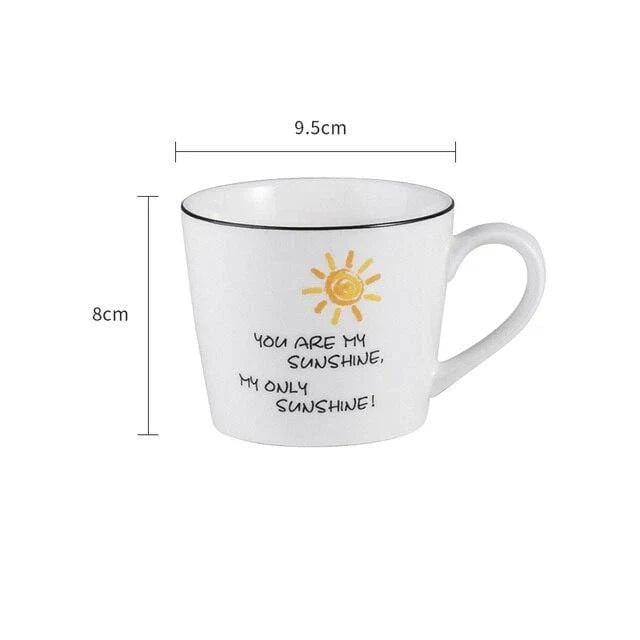 Atmospheric coffee cup for a good morning