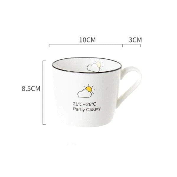 Atmospheric coffee cup for a good morning