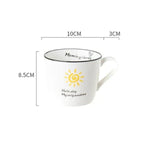 Atmospheric coffee cup for a good morning