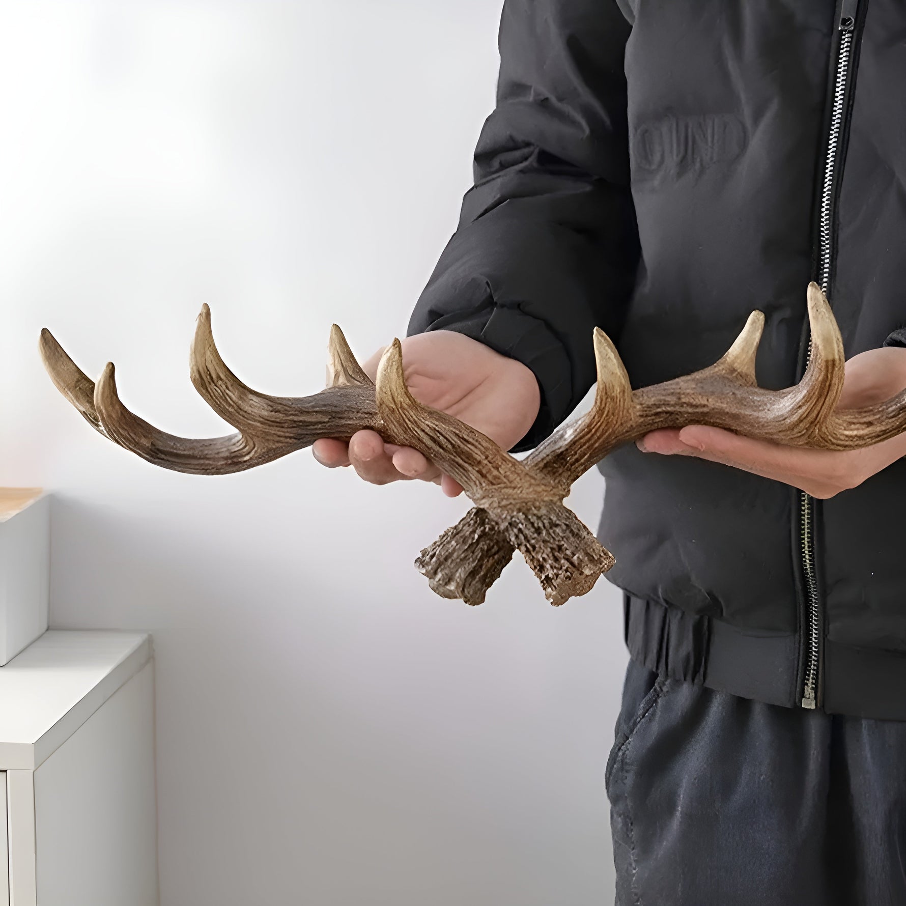Rustikaler Wandhaken im Vintage-Stil für Jacken und Hüte