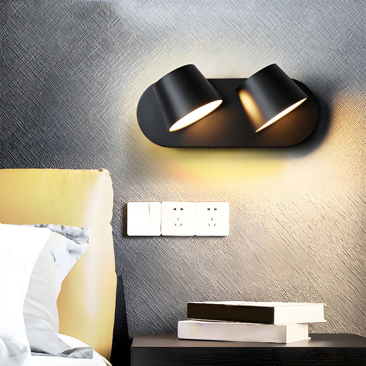 Adjustable LED Wall Light with 360° Rotation – Modern Light Source for Your Home