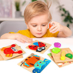 6 Animal Puzzles Set - Fascinating and Educational Puzzles