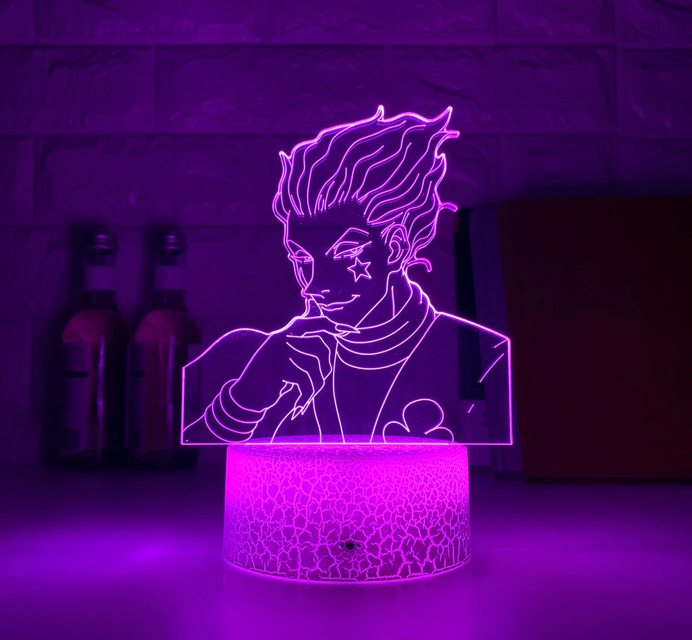 Neon Anime Night Light for Creative Spaces
