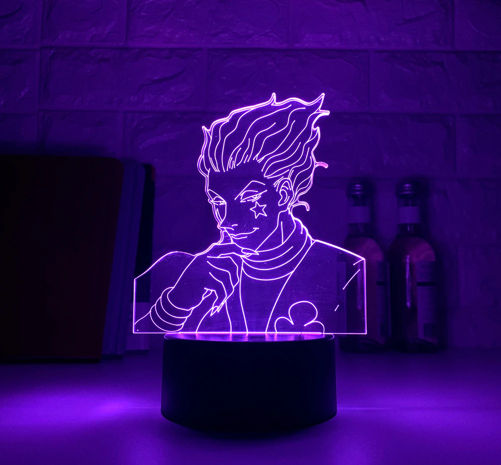 Neon Anime Night Light for Creative Spaces