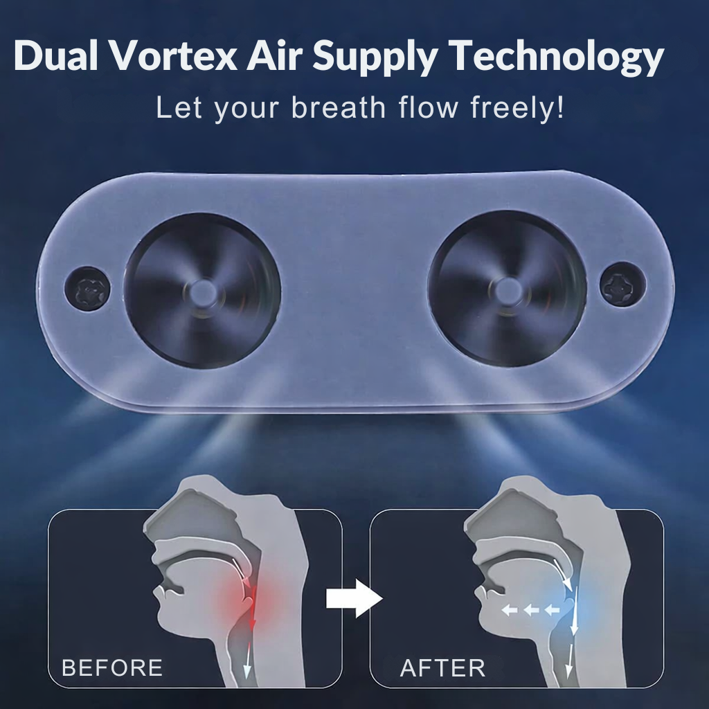 Noiseless Nasal Device Against Snoring | Portable Breathing Aid Without Mask | USB Rechargeable Battery