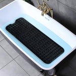 Non-slip shower mat with foot massager