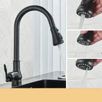 Retro-style Kitchen Faucet | Swivel Spout | Single-Lever Control