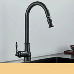 Retro-style Kitchen Faucet | Swivel Spout | Single-Lever Control
