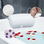 Ergonomic Bath Pillow with Suction Cups – Head and Neck Support