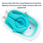 Baby Bath Support – Non-Slip Padding – Quick-Dry Fabric – Safety Sling for Newborns