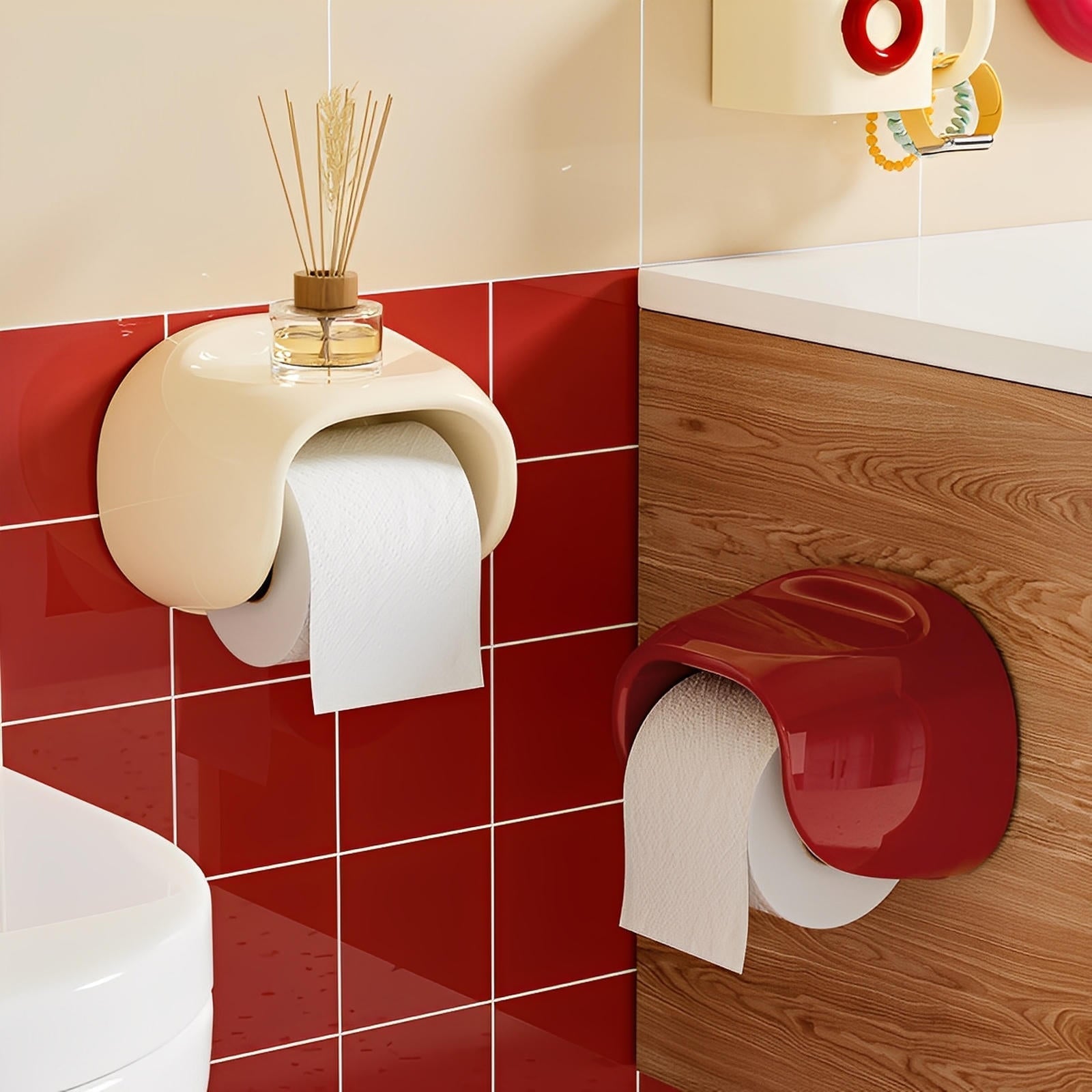 Eleganter Toilettenpapierhalter ohne Bohren für Ihr Badezimmer