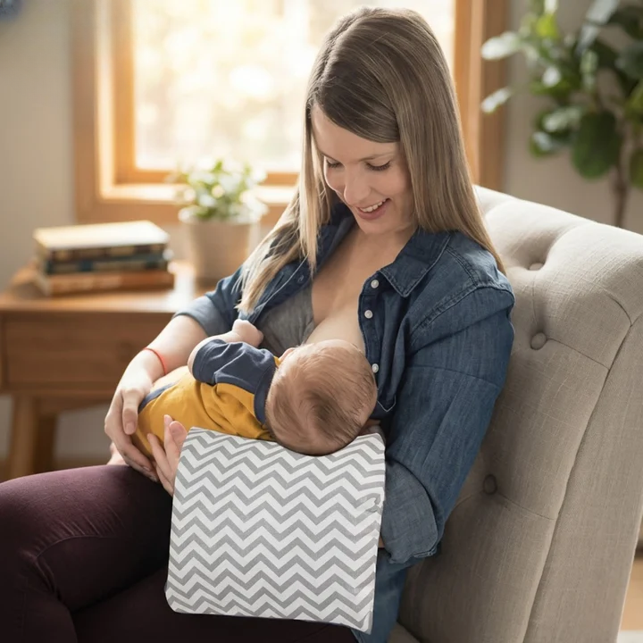 Arm Support Pillow for Stress-Free Breastfeeding | Relief for Arms and Shoulders