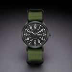 Robust men's watch for adventure and everyday use with nylon strap