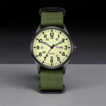 Robust men's watch for adventure and everyday use with nylon strap