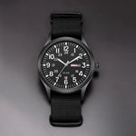 Robust men's watch for adventure and everyday use with nylon strap