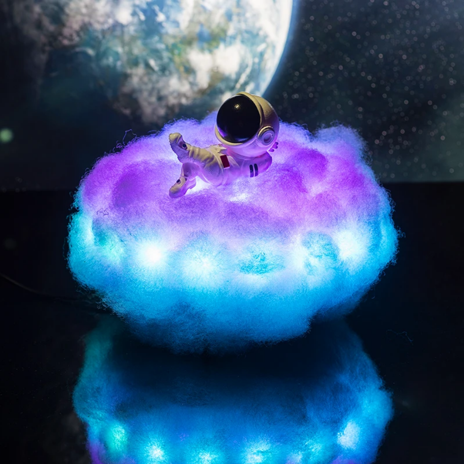 Floating Astronaut Cloud - AstroCloud Lamp
