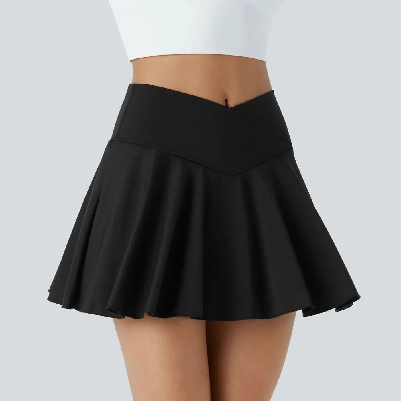 Stylischer Sportrock mit integrierten Shorts für Damen