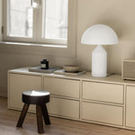 Elegant geometric metal table lamp for any home