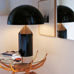 Elegant geometric metal table lamp for any home