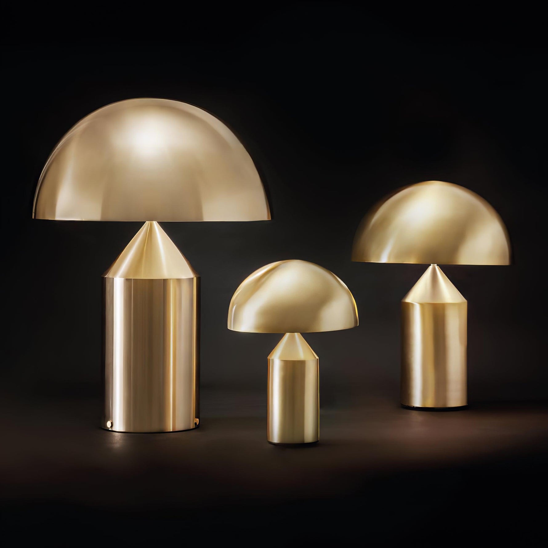 Elegant geometric metal table lamp for any home