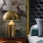 Elegant geometric metal table lamp for any home