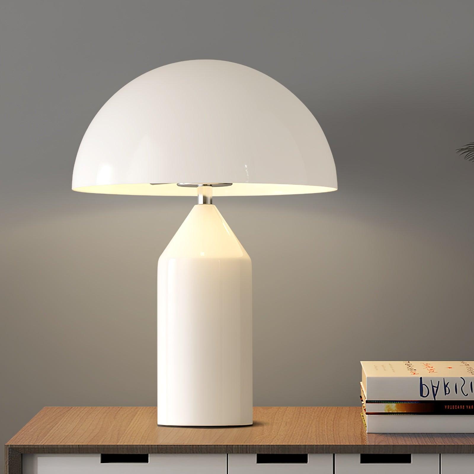 Elegant geometric metal table lamp for any home