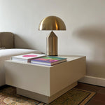 Elegant geometric metal table lamp for any home