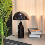 Elegant geometric metal table lamp for any home