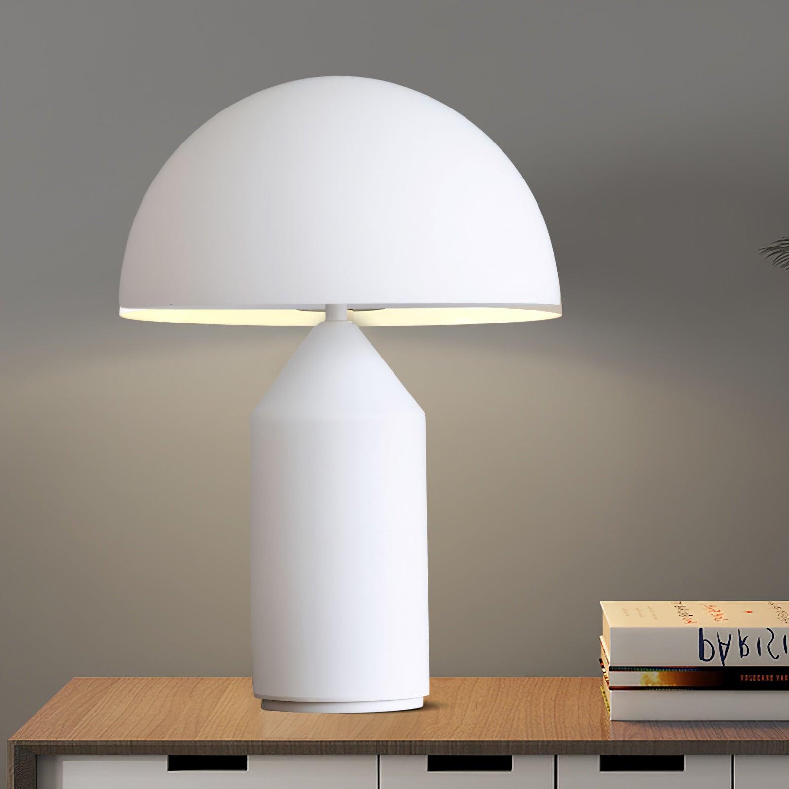 Elegant geometric metal table lamp for any home