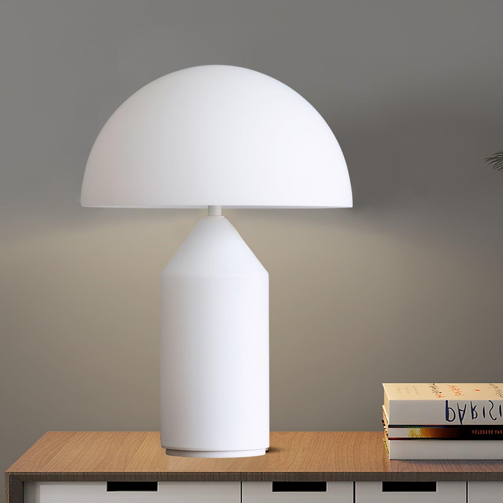 Elegant geometric metal table lamp for any home