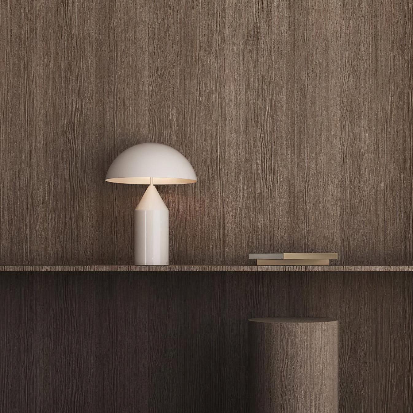 Elegant geometric metal table lamp for any home