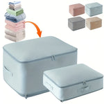 Compact Clothing Storage Box with Space-Saving Function