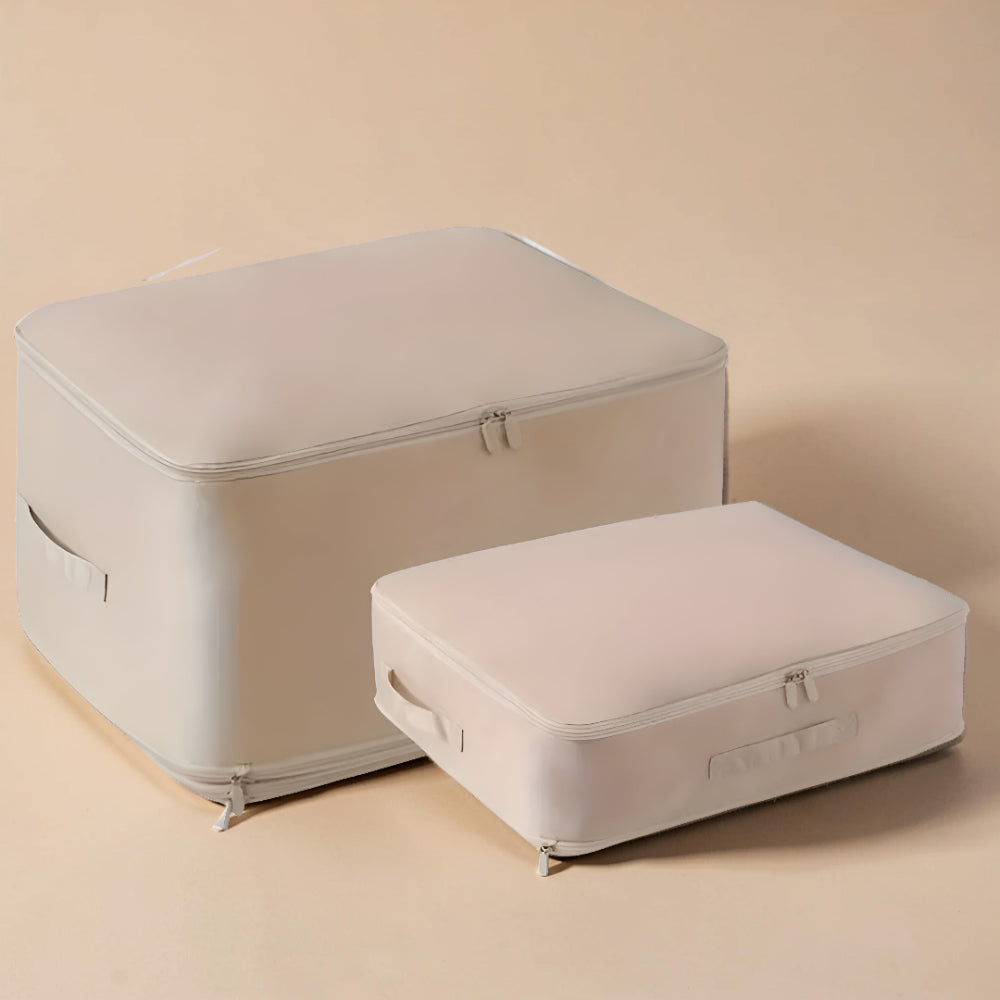 Compact Clothing Storage Box with Space-Saving Function
