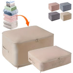 Compact Clothing Storage Box with Space-Saving Function