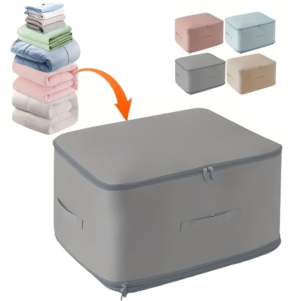 Compact Clothing Storage Box with Space-Saving Function