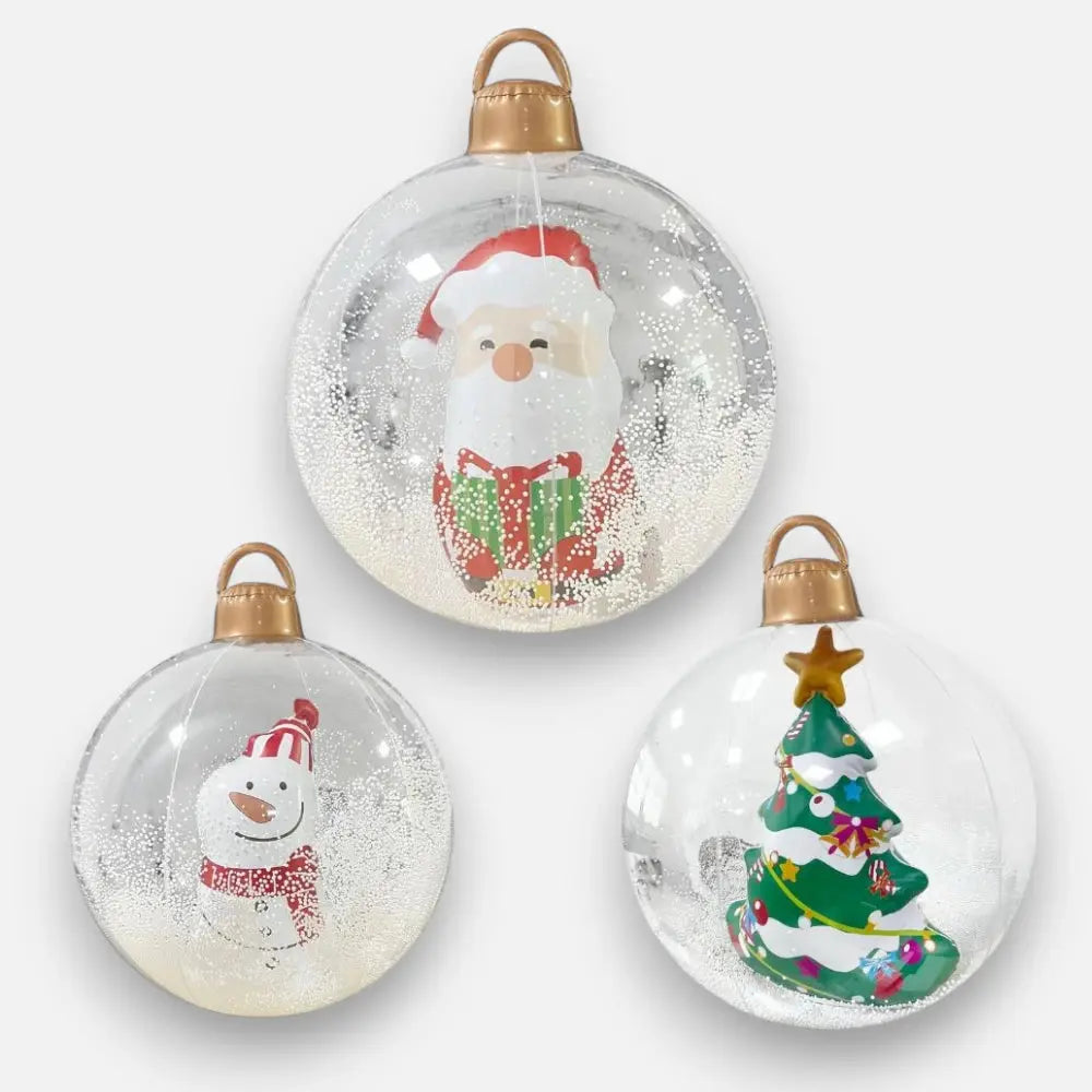 Inflatable Christmas Decoration with Remote Control – Luminous and stress-free