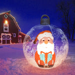 Inflatable Christmas Decoration with Remote Control – Luminous and stress-free
