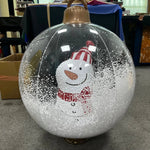 Inflatable Christmas Decoration with Remote Control – Luminous and stress-free