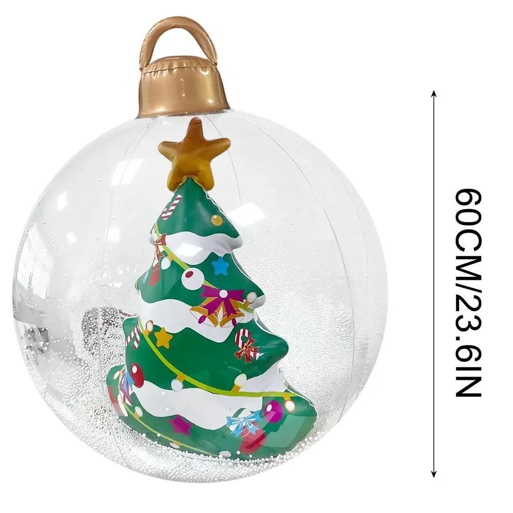 Inflatable Christmas Decoration with Remote Control – Luminous and stress-free